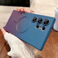 เคสโทรศัพท์ป้องกันรอยขีดข่วนกันกระแทกสีไล่ระดับแม่เหล็กไร้สาย, เหมาะสำหรับ Samsung Galaxy S25, S25+,