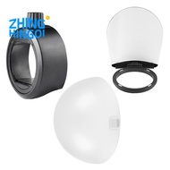 Dome Diffuser Bounce Card Flash Adapter Kit for    Cameras for  AD200 Camera Flash Lighting Accessor