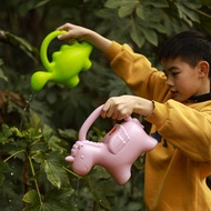 Sunnyheart 1/1.5L Watering Kettle Cartoon Dinosaur Horse Elephant Styling Watering Pitcher Spacious 