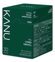 KANU - 迷你無咖啡因烘焙韓國直送美式咖啡30支