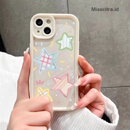 YX219 SOFTCASE CASING CUTE STAR FULLCOLOR COMPATIBLE FOR REALME 5 5i 7i 8 9 PRO 10 C11 C12 C15 C17 C