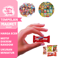 Magnet Kulkas Aksesoris Dekorasi Rumah Harga Ecer Miniatur Jajan