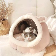 【Yohei】บ้านแมว เบาะแมว โดมแมว ที่นอนสัตว์เลี้ยงที่นอนแมว เตียงหมา นุ่ม สบาย S/M/L