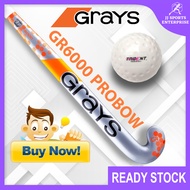 Grays GR6000 GR 6000 Probow Composite Hockey Stick Kayu Hoki Trident Dimple Hockey Ball Bola Hoki Grays Flash 300 Rogue