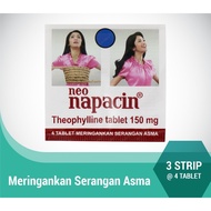 (3 SHEETS) Neo Napacin Per Sheet 4 tablet Tanjung_Pharma/