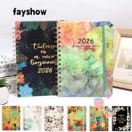 FAYSHOWSG 2026 Planner, Weekly and Monthly Agenda Calendar 2026, A5 Jan.2026 - Dec.2026 Monthly Tabs