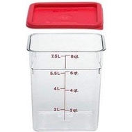 Cambro Camwear Polycarbonate Square Food Storage Container With Lid