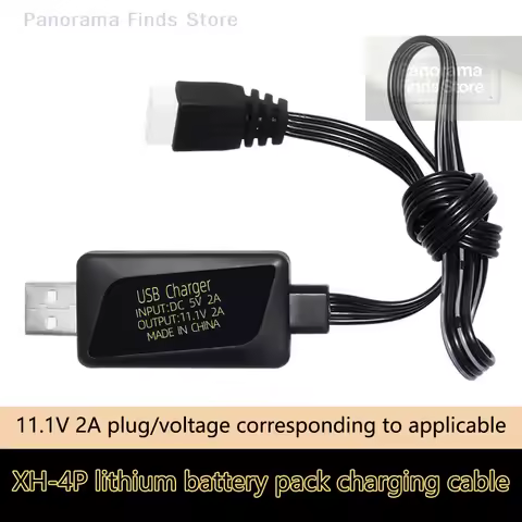 【P】11.1V Li-ion Battery Charger 3S Li-ion Battery Balance With Protective Light USB Charger