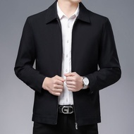 (24H ship) Bomber Jacket for Men Polo Neck Windbreaker Jacket With Collar For Men Coat Jacket for Me