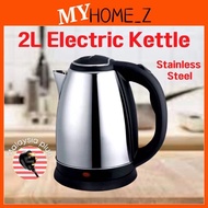 MYHZ_ [MYLAYSIA PLUG] Kettle Stainless Steel Electric Automatic Cut Off Jug Kettle 2L