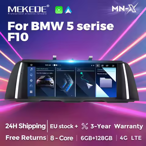 MEKEDE EU STOCK MNX Android Car Multimedia MTK8781 Car Video for BMW 5 Series F10