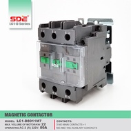 ♞SDE MAGNETIC CONTACTOR SC1-D8011M7 (SC1-D Series) New Series