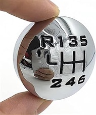 XEDLAMP Chrome Styling Gear Shift Knob Emblem Badge Cover Cap, for Peugeot, 307 for Partner, B9 for 