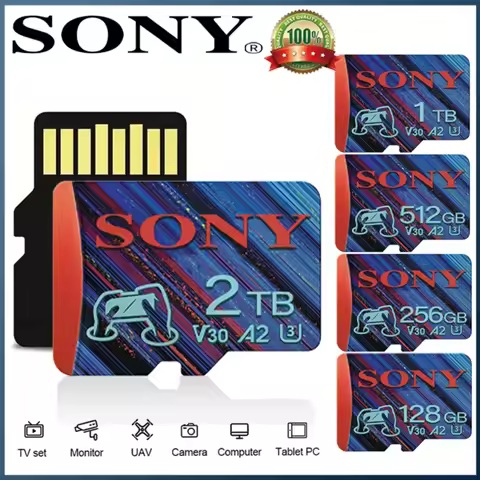 New Sony Extreme Micro SD XC Memory Card 2TB 1TB UHS-I Cards USB 3.0 4K 256GB 128GB 64G Flash Micro 