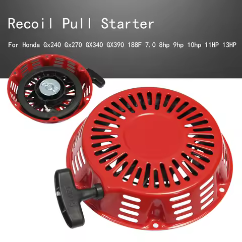 Recoil Pull Starter Fits For Honda Gx240 Gx270 GX340 GX390 188F 7.0 8hp 9hp 10hp 11HP 13HP