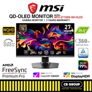 MSI MPG 271QRX QD-OLED 27-inch 360Hz WQHD Gaming Monitor (3Yrs MSI Warranty)