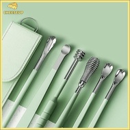 [Che-t] 6 Pcs Ear Cleaner Kits Earpi Stis Earwax Remover Ear Pi Cleaning Ear Cleanser Spoon Earpi Be