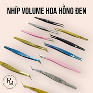 (BAO TEST)Pakistani black rose eyelash extension tweezers with nano coating, 3D_20D pick, volume eye