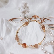 天然水晶 奶茶月光 黑金超七