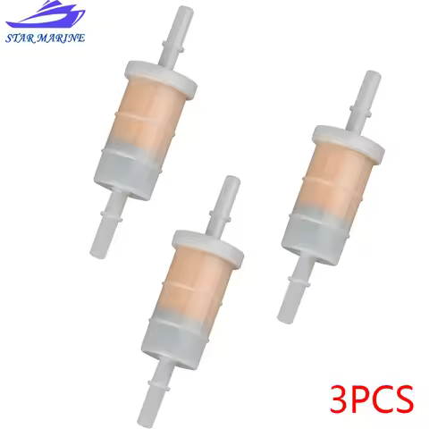 3pcs 8mm 5/16" Marine Outboard Fuel Filter For Mercury 35-879885T Sierra 18-7718 Mercury Marine Merc