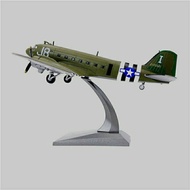 1/100 World War II US Army 101 Airborne Division C47 Transport Fighter Aircraft Model Normandy War 7