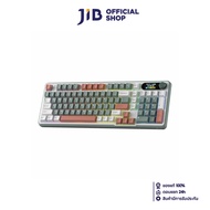 WIRELESS KEYBOARD (คีย์บอร์ดไร้สาย) ROYAL KLUDGE RK-S98 (CAMPING GREEN) (CHARTREUSE SWITCH RGB EN/TH
