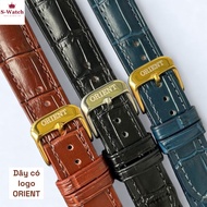 [ORIENT LEATHER STRAP] Orient watch leather strap High quality orient Italian cowhide strap, men's s