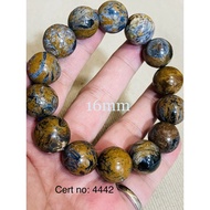 [CERTIFICATE] Natural Namibia Pietersite stone denim blue bracelet 9/11/12/13/15/16mm