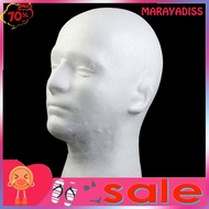 <MYS> Male Mannequin Head Foam Wig Stand Manikin Head Wig Cap Holder for Store Salon Home