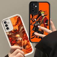 XI41 Naruto Anime Casing for Samsung Galaxy A36 A56 S25 Ultra A26 5G Black White