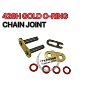 CHAIN JOINT 428H O-RING GOLD 428 420 415 RANTAI PIN 1PC