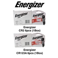 [ ENERGIZER ] (CR2/CR123A) Lithium Battery 6pcs / Box | 10 Year Shelf Life