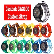 Casioak Colorful Case and Strap BNB CUSTOM GA2100 TMJ + BUCKLE JAPAN + 2 PCS SPRING BAR FOR ORIGINAL
