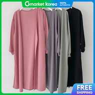 Big Size Outerwear V180L510 Lightweight Long Cardigan Fn