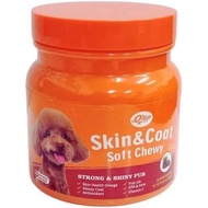 Orgo Skin & Coat - Feather Supplement - Dog Supplement - 10.58 oz (300G) Soft Chew - Dog Supplement 