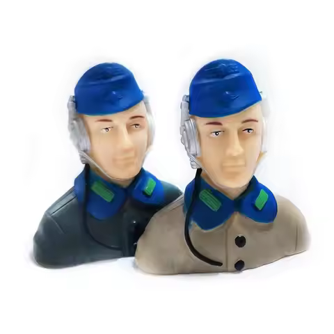 1pc 1/7 Scale Brown /Army Green RC Plane Pilots Figures RC Kits L57*W29*H57mm For RC Airplane Aircra