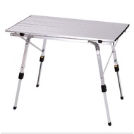 โต๊ะอลูมิเนียมตั้งแคมป์กลางแจ้งแบบพกพาพับได้ ขนาด 90x53x66 CM