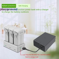 [playground] Battery Charging Hub For DJI Mini 4 3 Pro Battery Charger Charging Station Three Channe