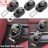 1/2 PCS Audi Car Seat Belt Lock Buckle Safety Seatbelt Clip Extender Anti Alarm Plug Protector For A