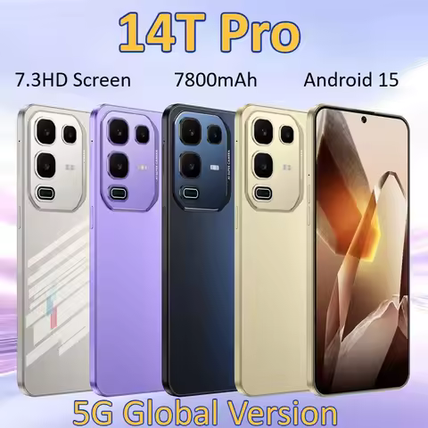 NEW Tablet For 14T Pro 7.3inch HD Cheap Android 22GB+2TB 8000mAh Battery 5G Dual Card 72MP+108MP WiF