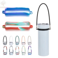 AMBU Water Cup Silicone Strap, Silicone Soft Water Bottle Sling Holder, Water Bottle Accessories Dur