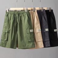 Cargo Pants Short Pants Men Summer Loose Plus Size Multi Pocket Fashion Five Point Shorts