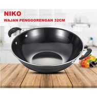 Niko 32cm Frying Pan- Non-Stick 32cm Teflon Wok Frying Pan