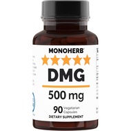 N-Dimethyl Glycine 500mg-DMG Supplement-90 Capsules Vegetarian Capsules-90 Servings