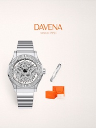 Davena Davena Good Luck Comes Pentagram Watch Women's Steel Belt Light Luxury Minority Fancy Women's