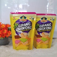 gipang singkong khas Cilegon banten pouch 3 dara, oleh oleh , cemilan sehat free gluten