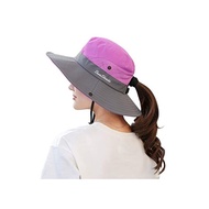 Sun-Women-Ladies Hat UV Cut Pony Tail-Out Outdoor Hats Caps Safari Hats Sun Work Bike Hats