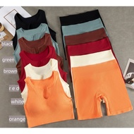 2 in 1 woman bra and shorts set gril yoga shorts sports wear