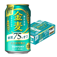 三得利 - 原箱 日本版SUNTORY金麦(糖質75％オフ)啤酒 BEER 原箱 24x350ml#77230071