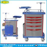 HY-$ SST Medical Trolley Assembly Double-Layer Function Trolley First Aid Rescue Carriage Beauty Equipment Instrument St